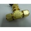 Swagelok MANUAL TUBE BRASS 2100PSI 1/2IN NEEDLE VALVE B-1RS8-ID-P-W20